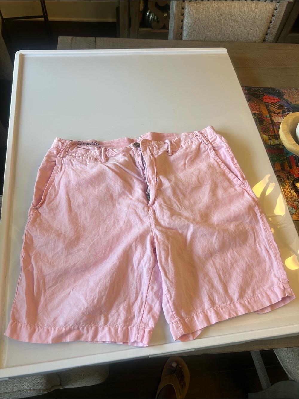 Polo Ralph Lauren Light Pink Linen Shorts